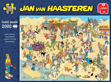 pak kennis Voorzien 2000 stukjes - Jan van Haasteren puzzels