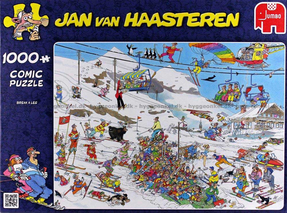 Analist constante vrachtauto Break a Leg (Wintersport) - Jan van Haasteren puzzels