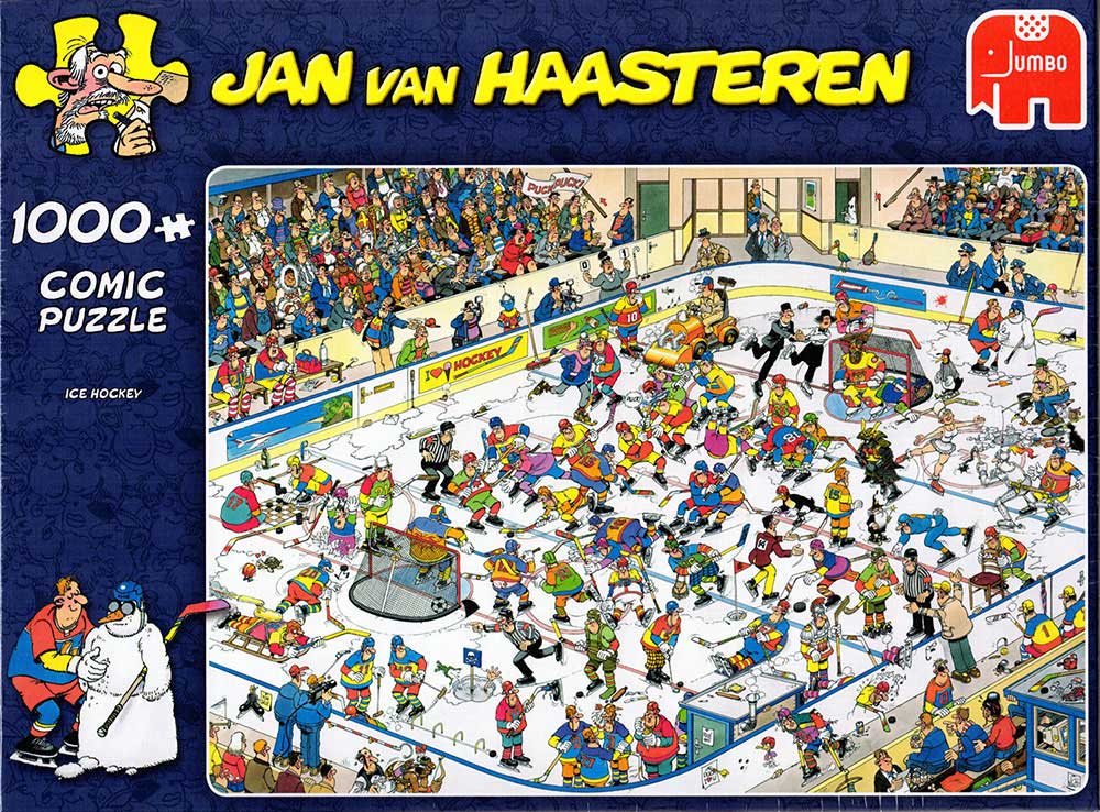 rek ik klaag grijnzend Ice Hockey (IJshockey) - Jan van Haasteren puzzels