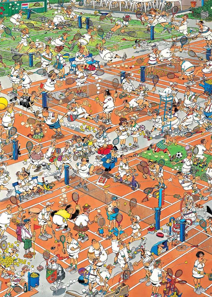 Tennis Jan Van Haasteren Puzzels