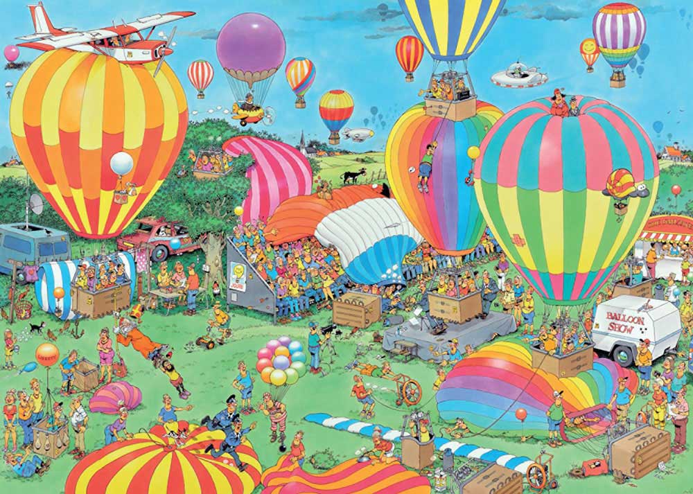 overdrijving Passief zeil The Balloon Festival (Het Ballon Festival) - Jan van Haasteren puzzels