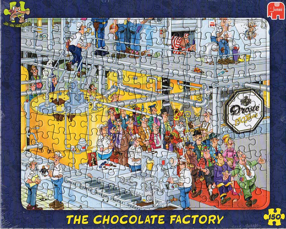 maximaal eenvoudig Trojaanse paard The Chocolate Factory (De Chocoladefabriek) - Jan van Haasteren puzzels