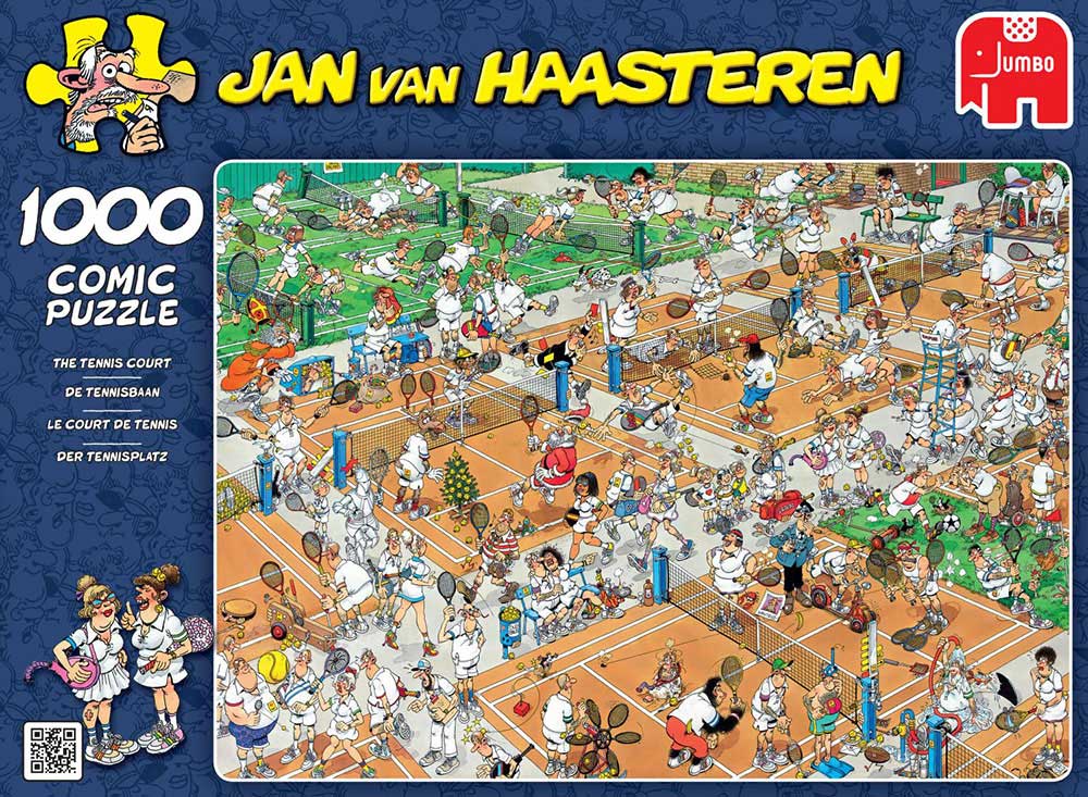 De Tennisbaan Jan Van Haasteren Puzzels
