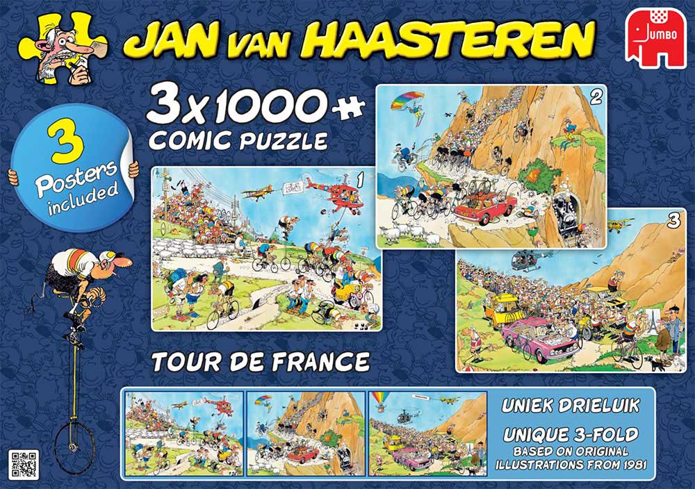 Doordeweekse dagen Kijkgat Hoogte Tour de France special - Jan van Haasteren puzzels